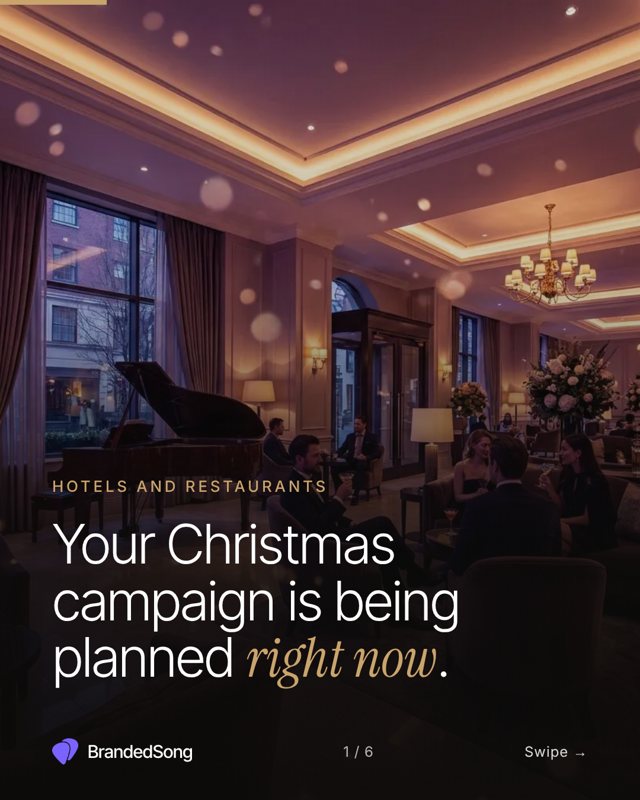 BrandedSong carousel cover: Your Christmas campaign is being planned right now